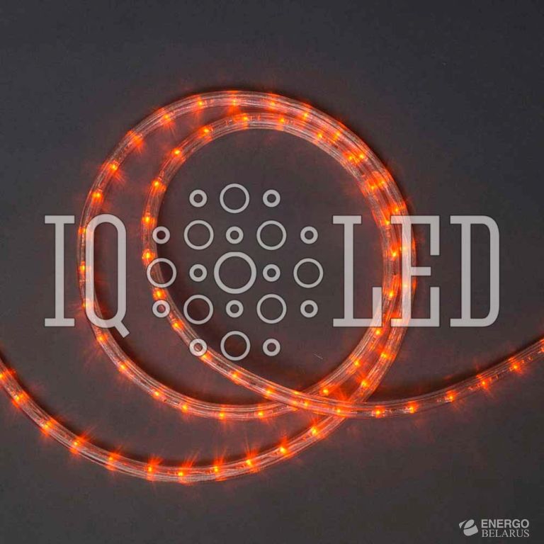 Дюралайт круглый 3W 100M 2M 240V Оранжевый