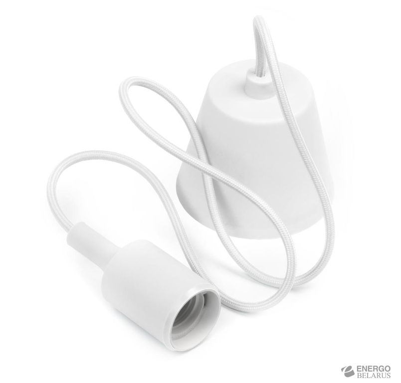 Подвес с патроном E27, 1 м, белый, Smartbuy