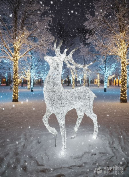 Композиция новогодняя Малый олень