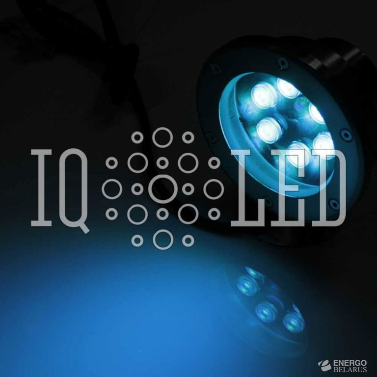 Прожектор подводный, 3 Вт, 12V, RGB