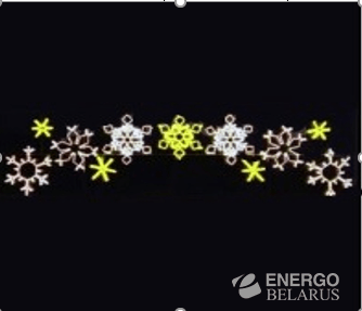 Панно “Снежинки со звездами”