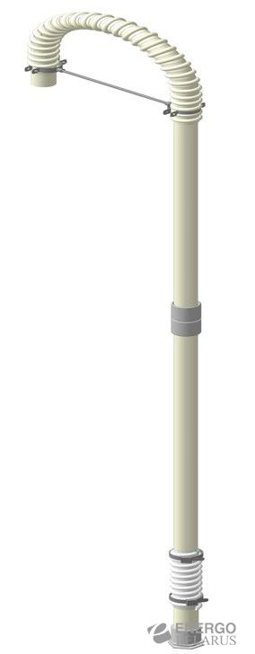 Устройство ввода ВЯЗ, пластиковая труба для подвода кабеля к щиту учета