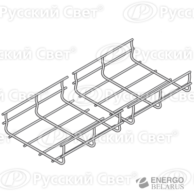 Лоток проволочный 100х80 L3000 (дл.3м) ДКС FC8010