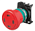 Кнопка грибковая с фиксацией и индикацией PPFN1R4S d40 RED IP65