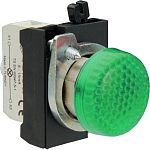 Арматура сигнальная зеленая металлическая 100-230 В AC CM-X-LED230G-IP65 Emas