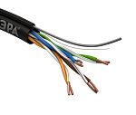 Кабель витая пара U/UTP 4x2x24 AWG Cat5e CU PE OUTDOOR 305м (2/36) (2/30)