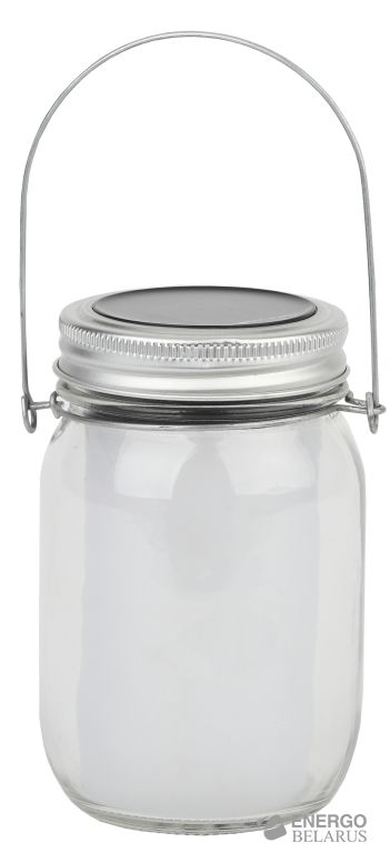 SL-GL14-JAR-3 ЭРА Садовый светильник на солнечной батарее, стекло, металл, прозрачный, 13,5 см (24/7