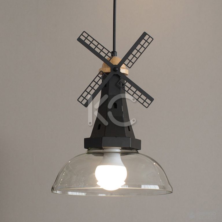 Светильник светодиодный подвесной Астерия MMD-LED A046-1xE27, черный, Home Light