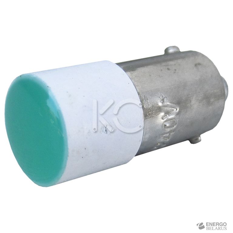 Лампа BA9s для NP2 зеленая светодиодная матрица AC/DC 24В