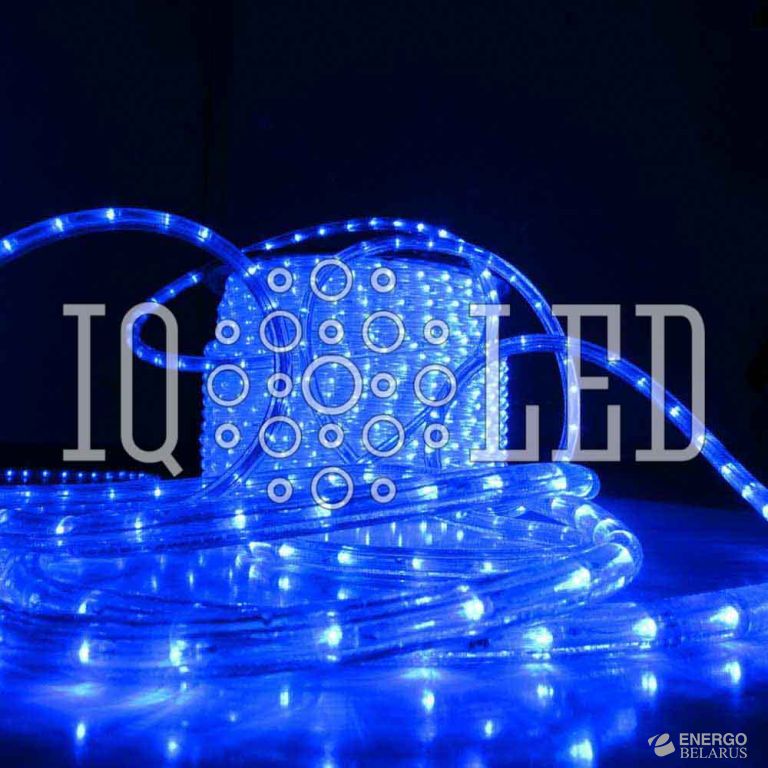 Дюралайт круглый 3W ф13 2.77 100M 240V синий, 13мм