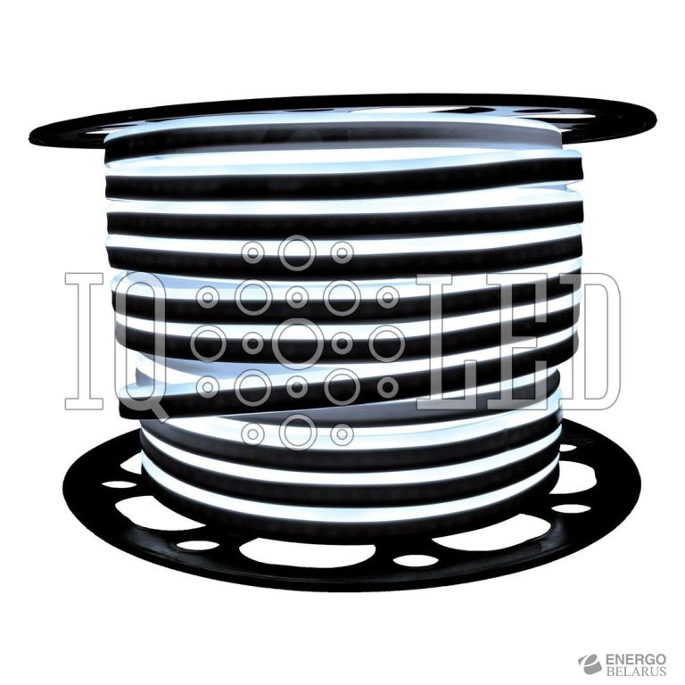 Неон светодиодный 13Х13 SMD 2835 120LED IP67 24V 9.6W Pro