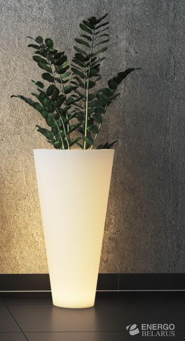 Кашпо с подсветкой