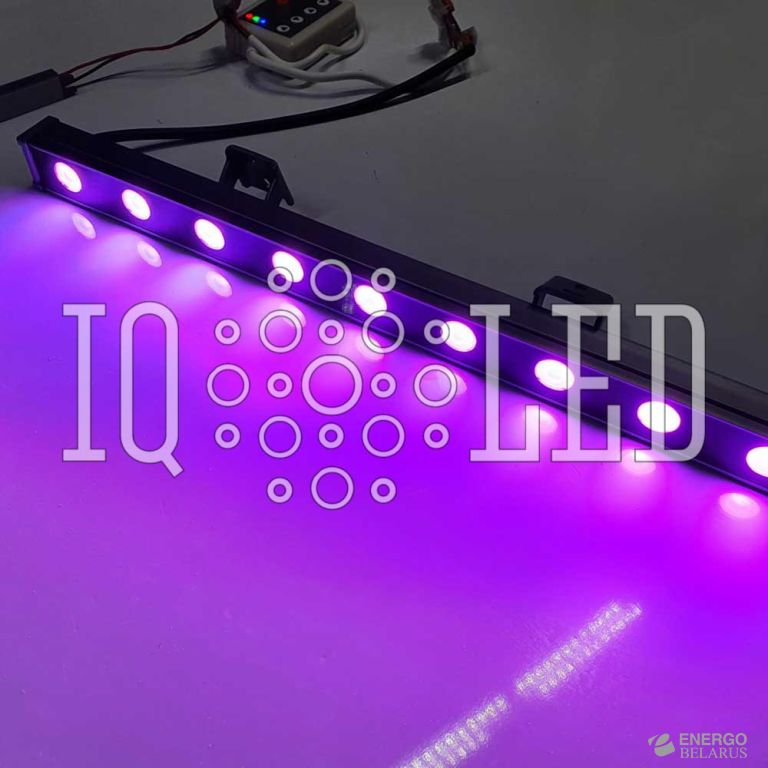 Прожектор фасадный, 12V, RGB, 1м