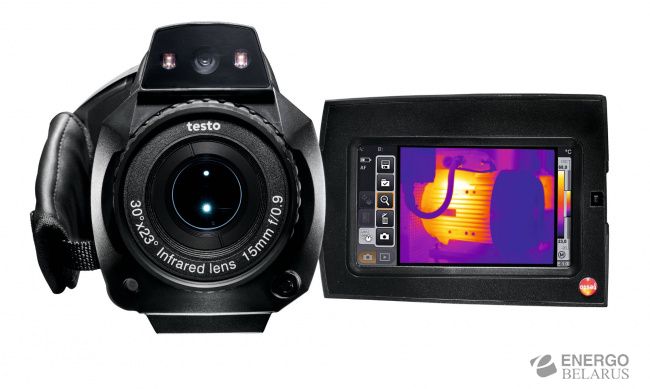 Тепловизор testo 890 (640 x 480 пикселей, ручная / автоматическая фокусировка, лазер, 1 объектив на выбор) (0563 0890 X1)