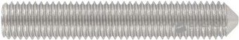 DIN 914, Винт установочный, острый конец, внутренний шестигранник (нержавеющая сталь)