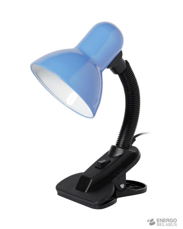Светодиодный наст. светильник с прищепкой (LED) Е27 Blue, Smartbuy