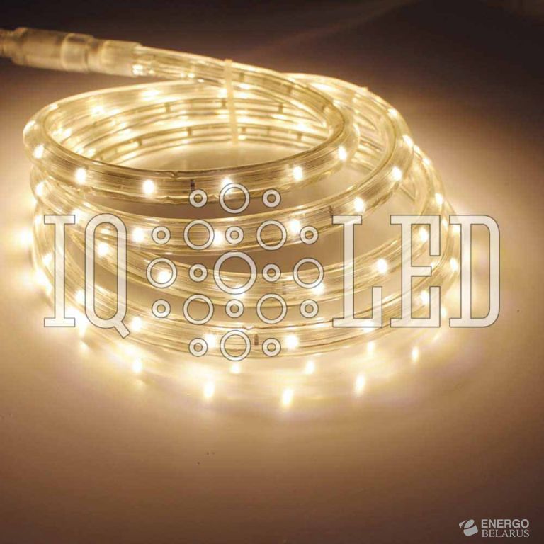 Дюралайт круглый 13MM 240V белый теплый, 13мм, 2М, 2.77CM, 100M, 2.1W