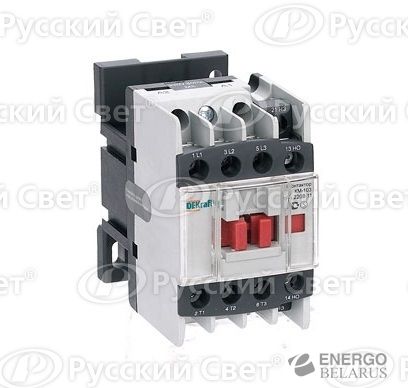 Контактор КМ-103 40А 220В АС3 1НО+1НЗ DEKraft 22128DEK