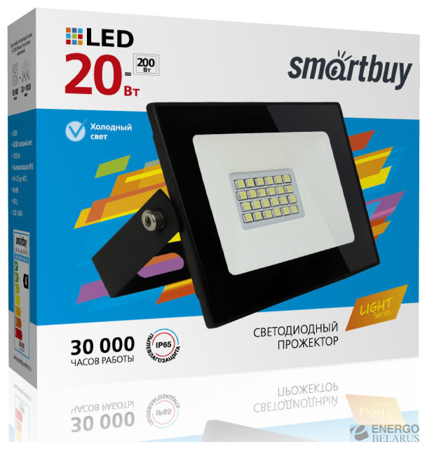 Светодиодный (LED) прожектор FL SMD LIGHT Smartbuy SBL-FLLight-20-65K