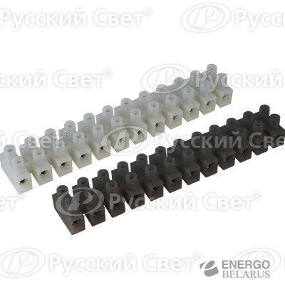Колодка клеммная 2х2.5мм винтовая п/а (розница) ДКС 43102NYr