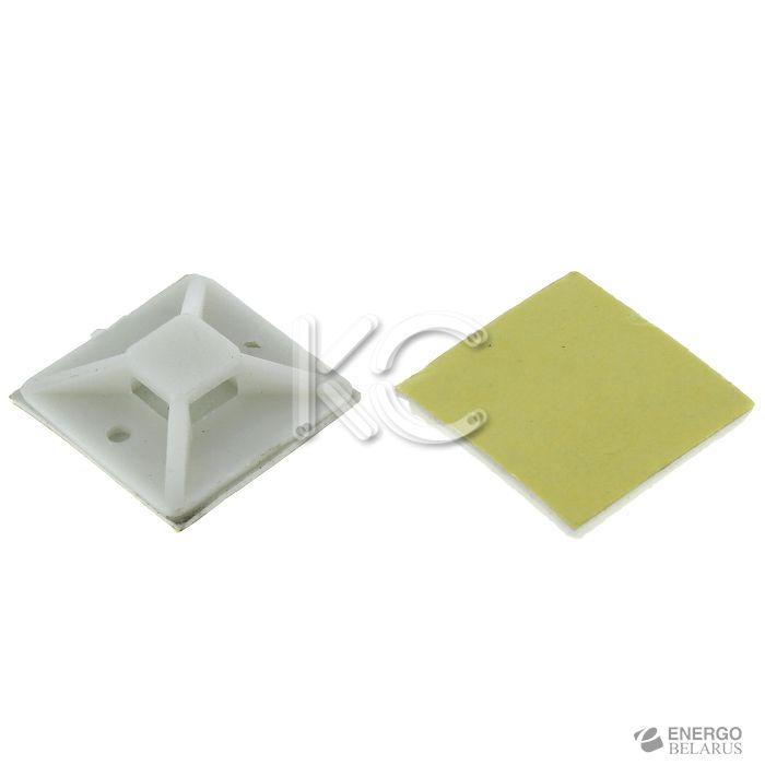 Самоклеющиеся площадки под хомуты 30х30 (уп./50шт) КС