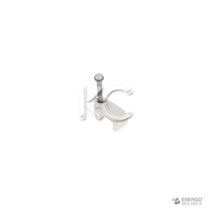 Пластиковые скобы для кабеля 7 (плоские) (уп./50шт) КС