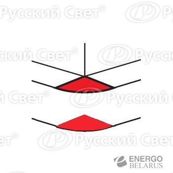 Угол внешний 65х150/195 бел. Leg 010623