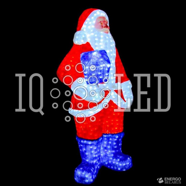 Дед Мороз 3Dбел 185x105, 24V