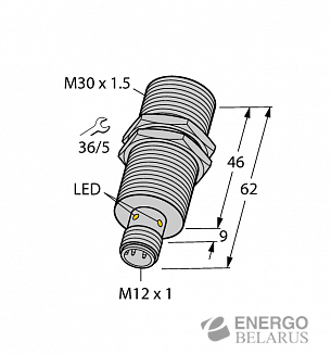 Датчик индуктивный Turck Bi15-M30-AP6X-H1141