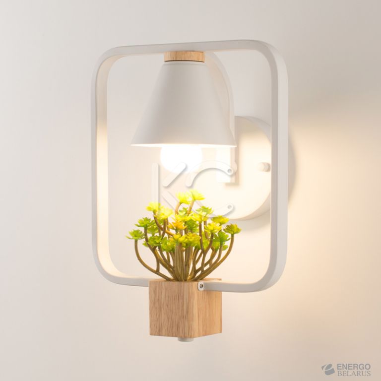 Светильник светодиодный настенный Астерия MMD-LED B149-6-1xE27, белый, Home Light