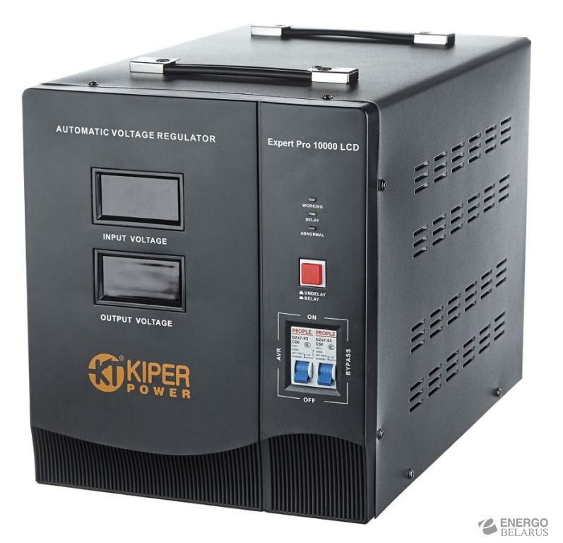 Стабилизатор напряжения Kiper Power Expert Pro 10000 LCD (10000VA/6000W)
