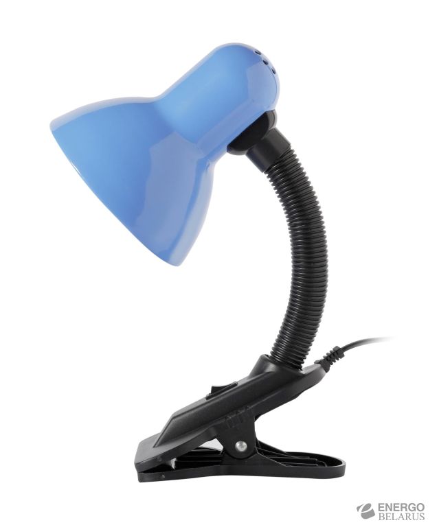 Светодиодный наст. светильник с прищепкой (LED) Е27 Blue, Smartbuy