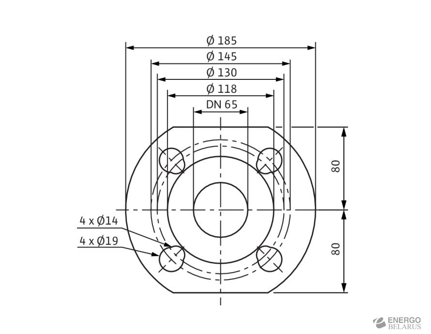 Насос Wilo-TOP-S 65/13 (3~400/230 V, PN 6/10)