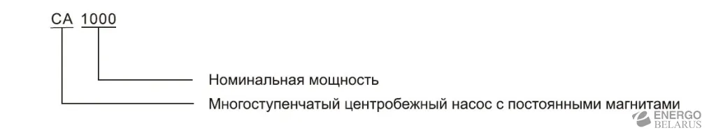 Насос интеллектуальный бустерный CA1000 220V (1,0 кВт) Shimge