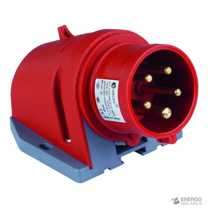Вилка стационарная настенная (3P+N+PE) IP44 5x16A 3105-312-1600
