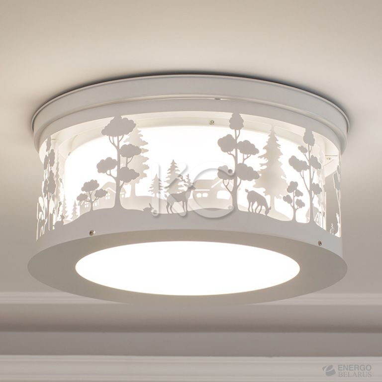Светильник светодиодный потолочный Астерия MMD-LED D009-2-5xE27, белый, Home Light