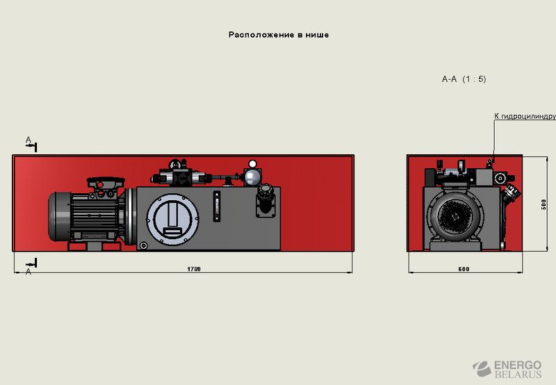 Станция гидравлическая компактора КС-20