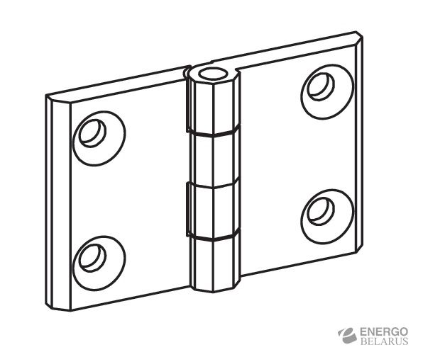 Петля накладная Essentra (Mesan) 399-1-F-6