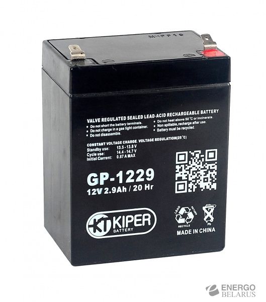   Kiper GP-1229 F1 12V/2.9Ah