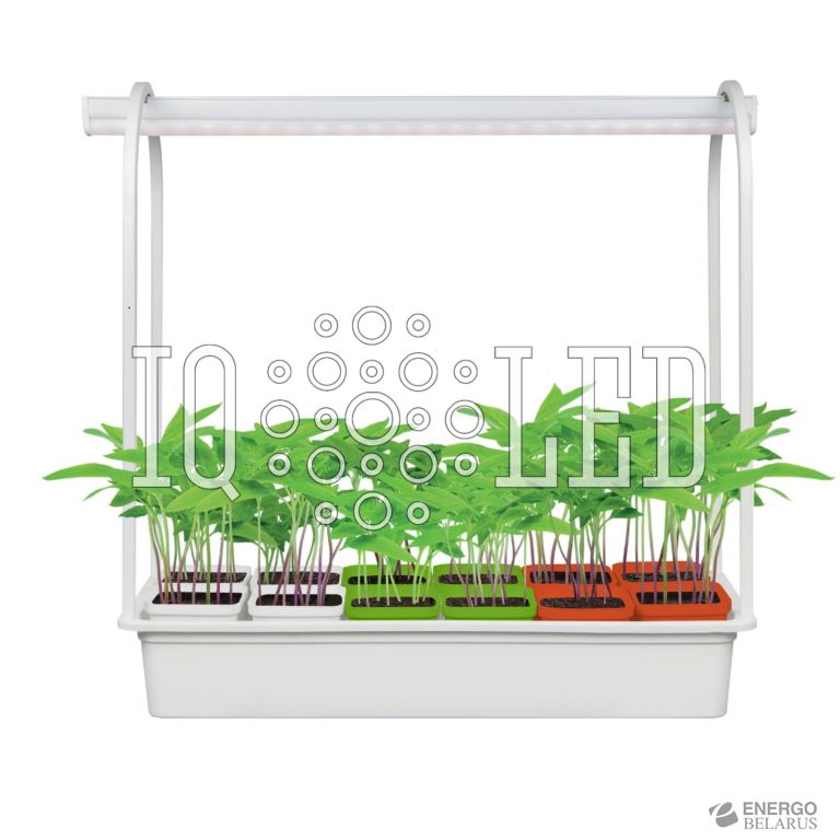 Подставка металлическая для светильника 570мм. 12 кашпо в-к. цветные.