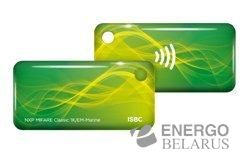 ISBC RFID-Брелок ISBC Em-marine + Mifare Classic 1K (Зелёный)