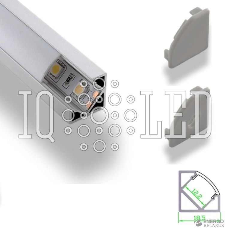 Профиль алюминиевый 007 (2м/шт)