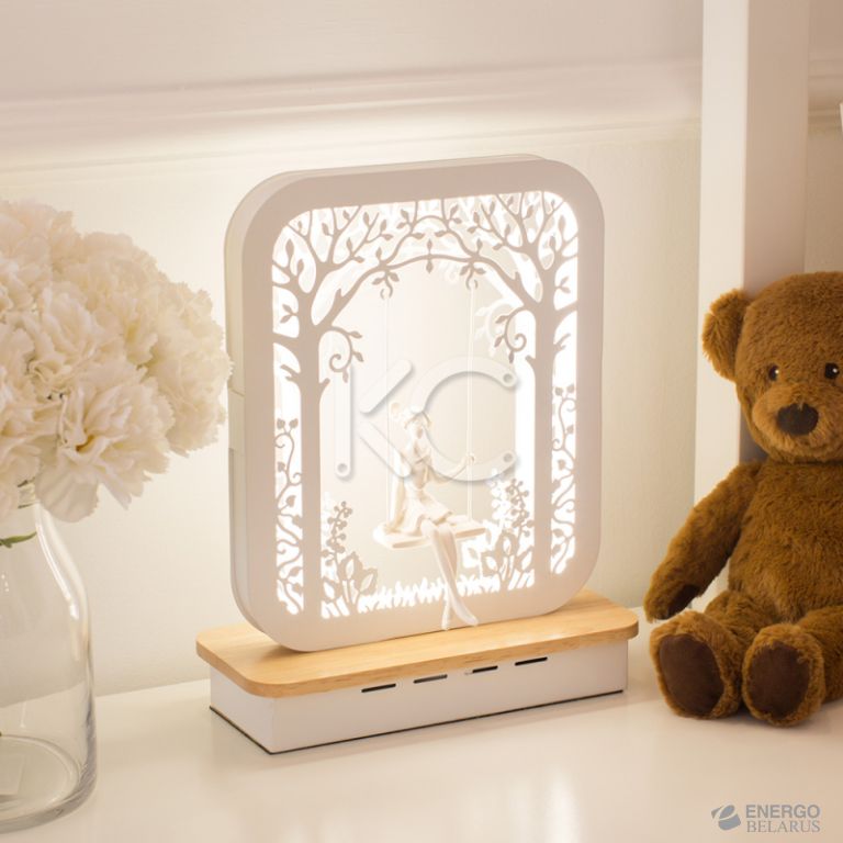 Светильник светодиодный настольный Астерия MMD-LED F034-2-14W, 4000K, белый, Home Light