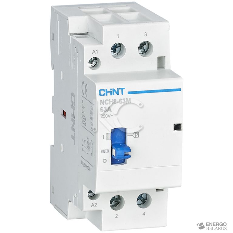 Контактор модульный с ручным управлением NCH8-40M/20 AC220-240V 50/60Hz (R) (CHINT)