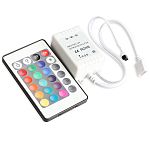 Контроллер LED RGB инфрокрасный 24 кнопки, 2А IP20 (SBL-RGB-28)