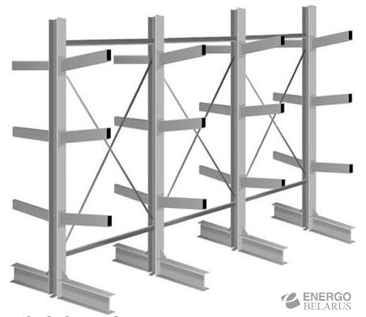 Стеллаж консольный для склада