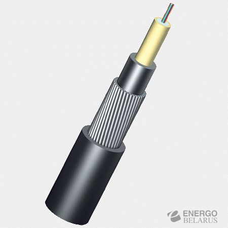 Оптический кабель 12-и волоконный одномодовый ОКБ-Т-А12-6.0 для укладки в открытый грунт