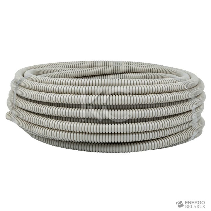 Труба гофрированная d-16 ПВХ (25м) EKF-Plast