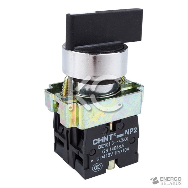 Переключатель NP2-BJ33, 3 положения с фиксацией, 2НО IP40 (CHINT)