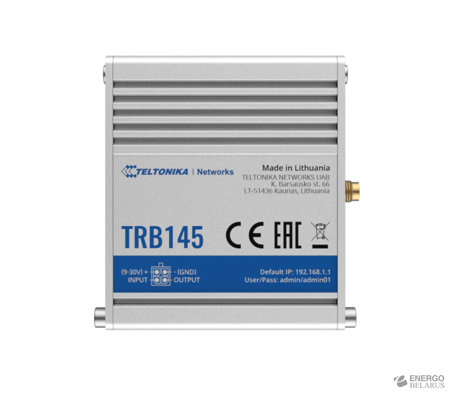 Шлюз промышленный RS485 LTE в прочном корпусе TRB145